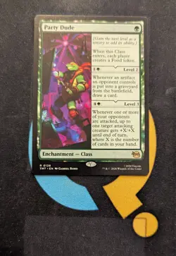 Party Dude Rare TMT 128 Teenage Mutant Ninja Turtles MTG - Image 1