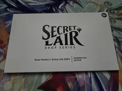 MTG Secret Lair New Pixel Perfect: Extra Life 2024 - Rainbow Foil - SEALED - Image 1
