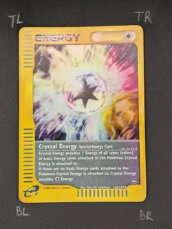 Pokemon TCG Crystal Energy 146/147 Aquapolis Reverse Holo Vintage WOTC (MP) - Image 3