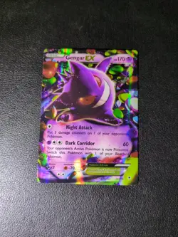 Pokemon Gengar EX TCG Holo Rare Card XY Phantom Forces 34/119 - Image 1