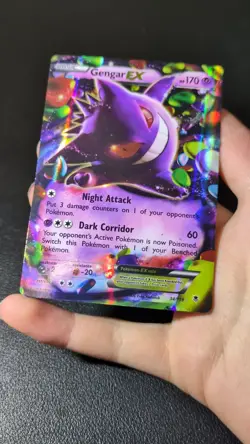 Pokemon Gengar EX TCG Holo Rare Card XY Phantom Forces 34/119 - Image 2