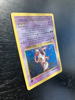 Pokemon RARE Shadowless Holo Mewtwo 10/102 Base Set. Excellent Condition. - Image 4