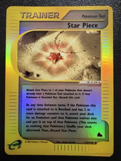 Star Piece Reverse Holo 139/144 Skyridge E-Series Pokemon TCG Vintage WOTC LP - Image 1