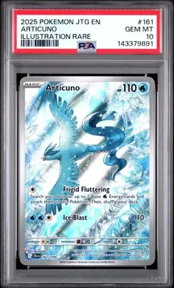 PSA 10 Articuno 161/159 Pokemon Journey Together Illustration Rare IR - Image 1
