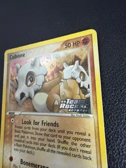 Pokemon TCG Cubone EX Team Rocket Returns 51 Reverse Holo Uncommon NM/LP - Image 4