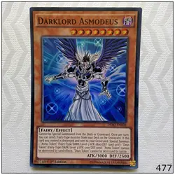 Darklord Asmodeus - DESO-EN038 - Super Rare 1st Edition Yugioh - Image 1
