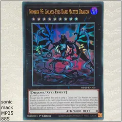 Number 95: Galaxy-Eyes Dark Matter Dragon - MP25-EN300 - Ultra Rare 1st Yugioh - Image 1