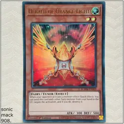 Herald of Orange Light - BLMM-EN103 - Ultra Rare 1st Edition Yugioh - Image 1