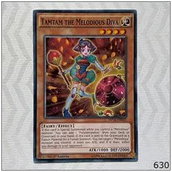 Tamtam the Melodious Diva - MP16-EN055 - Common 1st Edition Yugioh - Image 1