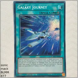 Galaxy Journey - BLMM-EN040 - Ultra Rare 1st Edition Yugioh - Image 1