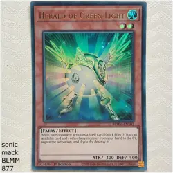 Herald of Green Light - BLMM-EN102 - Ultra Rare 1st Edition Yugioh - Image 1