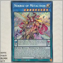 Nekroz of Metaltron - BLMM-EN026 - Secret Rare 1st Edition Yugioh - Image 1
