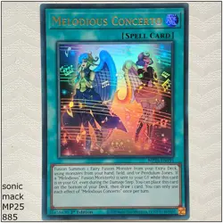 Melodious Concerto - MP25-EN195 - Ultra Rare 1st Edition Yugioh - Image 1