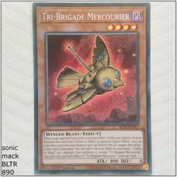 Tri-Brigade Mercourier - BLTR-EN107 -Secret Rare 1st Edition Yugioh - Image 1