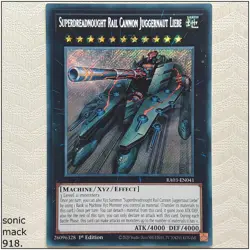 Superdreadnought Rail Cannon Juggernaut Liebe - RA03-EN041 - 1st Edition Yugioh - Image 1