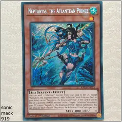 Neptabyss, the Atlantean Prince - RA03-EN013 - 1st Edition Yugioh - Image 1