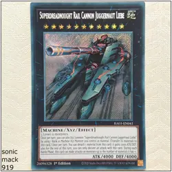 Superdreadnought Rail Cannon Juggernaut Liebe - RA03-EN041 - 1st Edition Yugioh - Image 1