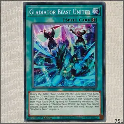 Gladiator Beast United - MP20-EN185 - Common 1st Edition Yugioh - Image 1
