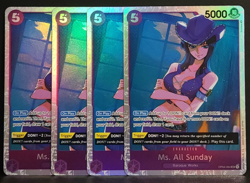 Ms. All Sunday x4 (Playset) OP04-064 SR - One Piece - Kingdoms of Intrigue - Image 1