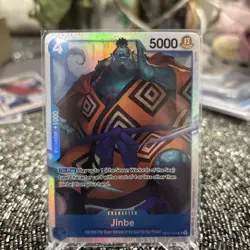 Jinbe SR Super Rare Op07-045 One Piece trading Card Game * ENGLISH * - Image 1