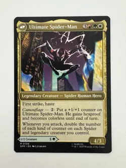 Miles Morales / Ultimate Spider-Man MTG Magic the Gathering Card NM Mint SPM - Image 2