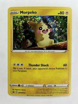 Morpeko SWSH012 SWSH: Pokemon Sword & Shield Promo Cards Holo NM - Image 1