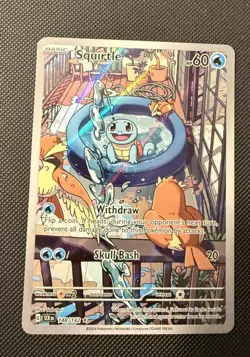 Pokemon Squirtle Art Rare Full Art Holo 148/142 Scarlet & Violet 151 Card - Image 1