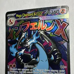 Pokemon Mega Charizard X EX Full Art Promo Holo 360 HP Card 023 - Image 2