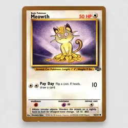 Meowth (Gold Bordered Promo) 56/64 Miscellaneous Cards & Products Promo - Image 1