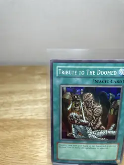 Yugioh Tribute to The Doomed MRD-057 Unlimited Super Rare Yugioh Card TCG - Image 2