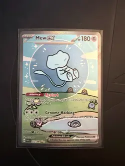Mew EX 232/091 Bubble Mew Holo Card Sv: Paldean Fates Sir Near Mint NM Condition - Image 1