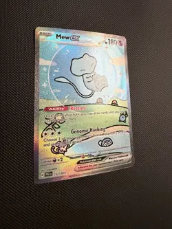 Mew EX 232/091 Bubble Mew Holo Card Sv: Paldean Fates Sir Near Mint NM Condition - Image 3