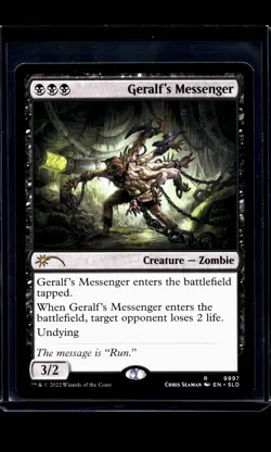 2022 MTG Magic The Gathering SLD Secret Lair Drop #9997 Geralf's Messenger - Image 1