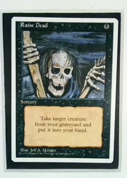 Raise Dead Common 4th Edition 1995 Magic The Gathering MTG HP - Image 1