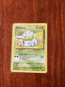 Bulbasaur - 44/102 Original 1995, 1999- MINT - Pokemon Card TCG - Image 3
