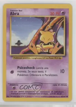 Abra Italian Pokemon Base Set #43 1999 - Image 1