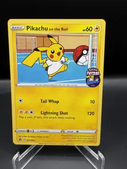 2020 Pokemon Futsal #001 Pikachu on the Ball NM - Image 1