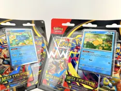 Pokemon TCG Mega Evolution 3-Pack Blister Set of 2 Psyduck and Golduck (Sealed) - Image 2