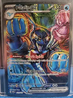 Pokemon TCG Palafin EX 151/131 Sv: Prismatic Evolutions Special Rare Holo - Image 1