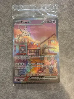 SEALED Mew ex SVP 053 Black Star Promo Full Art Pokemon TCG Scarlet Violet 151 - Image 1