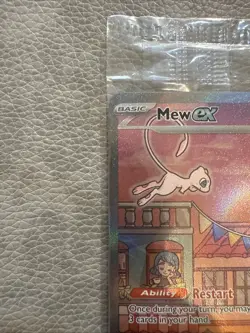 SEALED Mew ex SVP 053 Black Star Promo Full Art Pokemon TCG Scarlet Violet 151 - Image 2