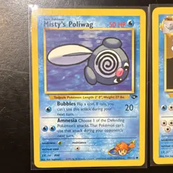 Pokemon TCG 2000 Gym Challenge Misty's Poliwag 89/132 Poliwhirl 53/132 Wotc - Image 2
