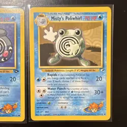 Pokemon TCG 2000 Gym Challenge Misty's Poliwag 89/132 Poliwhirl 53/132 Wotc - Image 3