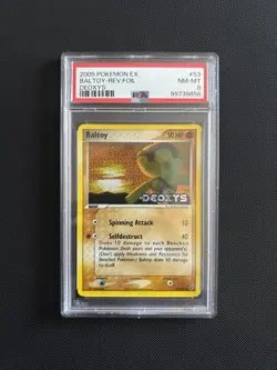Baltoy 53/107 Pokemon EX Deoxys Stamped Reverse Holo - PSA 8 NM/Mint - Image 1