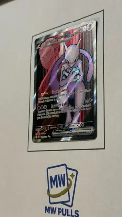 Pokemon Team Rocket's Mewtwo EX 213/182 Sv10: Destined Rivals Full Art Holo - Image 2