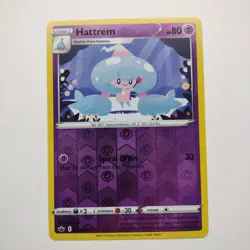 Pokemon TCG Chilling Reign - Hattrem 072/198 (Reverse Holo) - Image 1