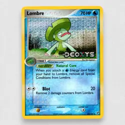 Lombre - 034/107 34/107 Deoxys Reverse Holo Stamped Pokemon TCG NM - Image 1