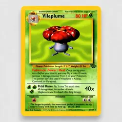 Vileplume (31) 31/64 Jungle Unlimited Rare Pokemon TCG - Image 1