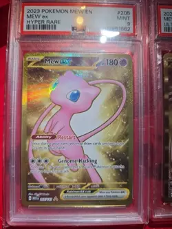 2 - 2023 Pokemon Mew Ex 205/165 Sv: Scarlet & Violet 151 Hyper Rare/UPC - PSA 9 - Image 2