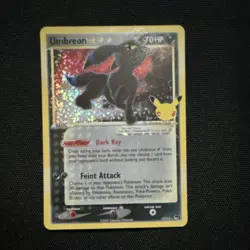 Pokemon Umbreon Star Classic Collection Holo Celebrations 17/17 - Image 1